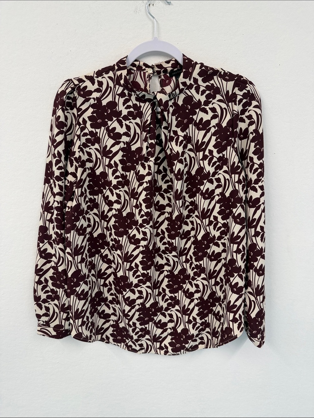 Ann Taylor Print Blouse